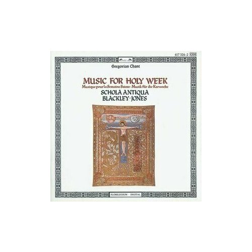 AUDIO CD Music for Holy Week - Schola Antiqua audio cd schola gregoriana pragensis codex franus 1 cd