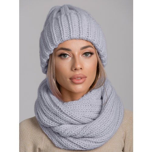 фото Шапка бини inverno intrale, размер 54/58, фиолетовый