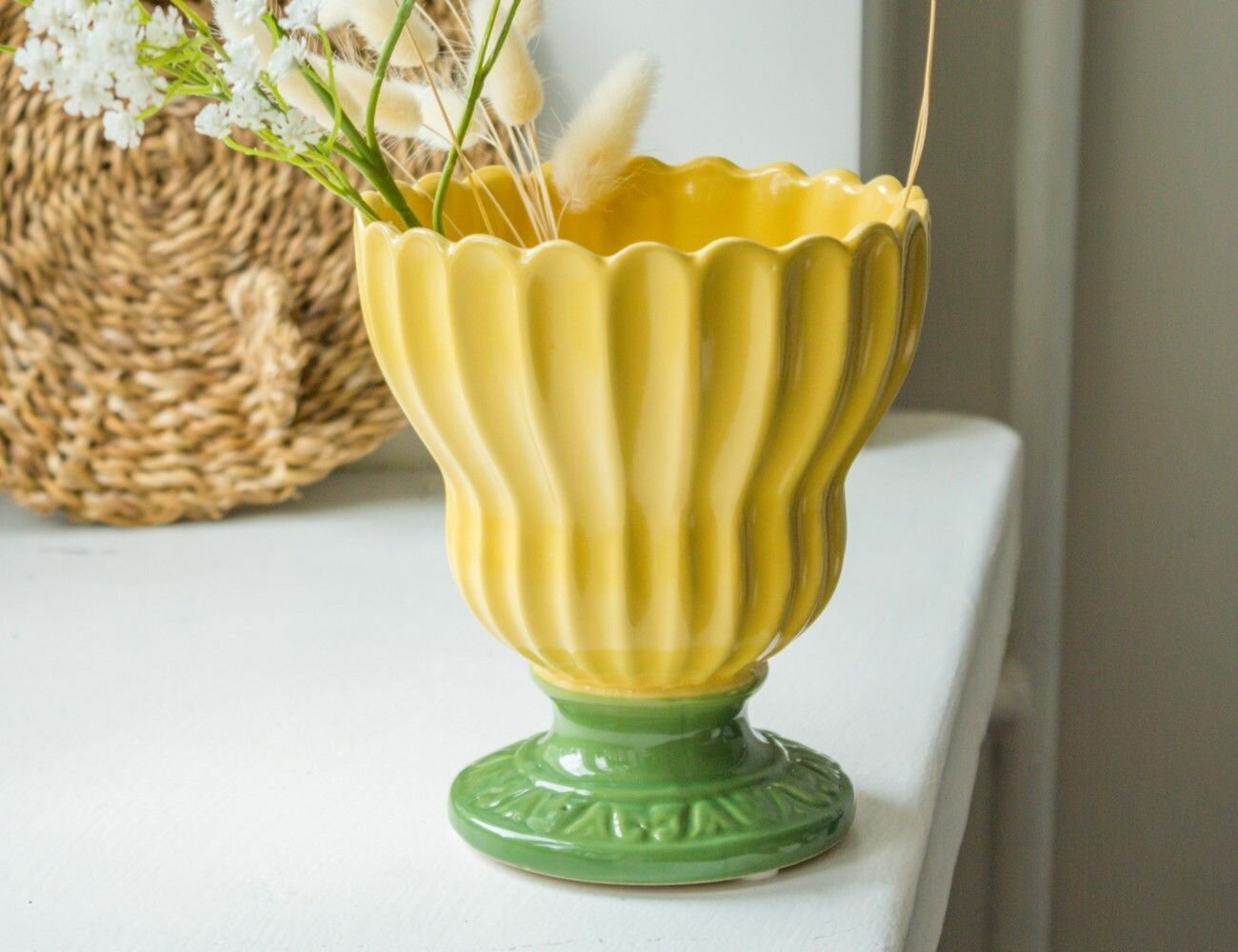 Декоративная ваза верделло, керамика, 17 см, EDG 018302-73