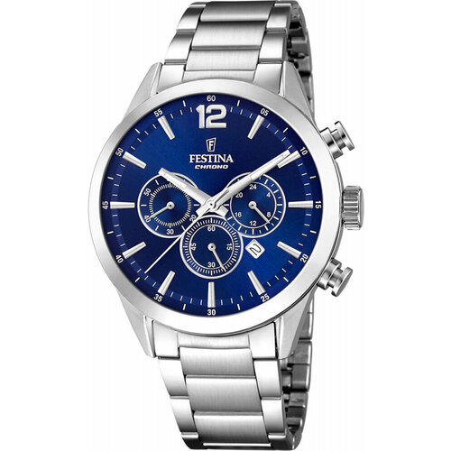 Наручные часы FESTINA, серебряный наручные часы festina золотой