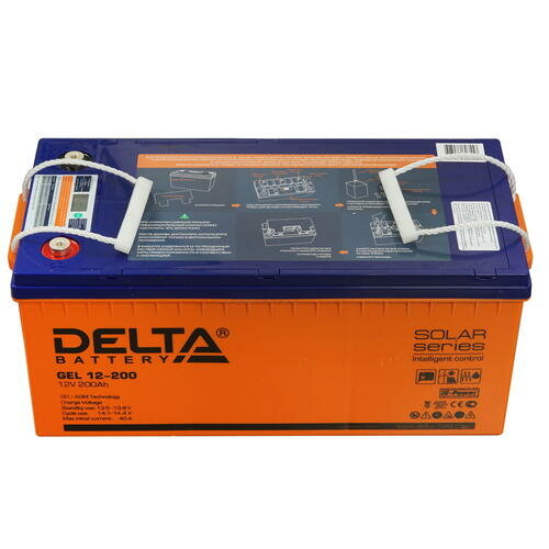 Аккумуляторная батарея DELTA Battery GEL 12-200 12В 200 А·ч