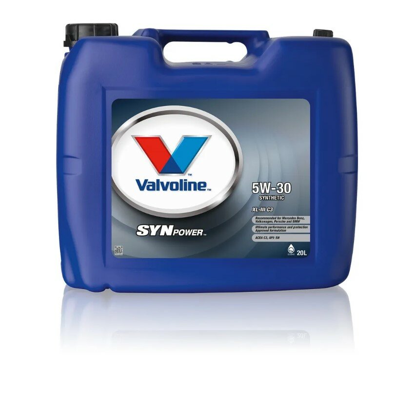 Синтетическое моторное масло VALVOLINE SynPower XL-III C3 5W-30, 20 л