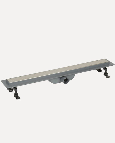 Изображение товара Трап линейный (душевой лоток) Vimarr YB-2 516YB239001040 900 мм с горизонтальным выходом D40/50 мм, с решеткой под плитку (перевертыш)