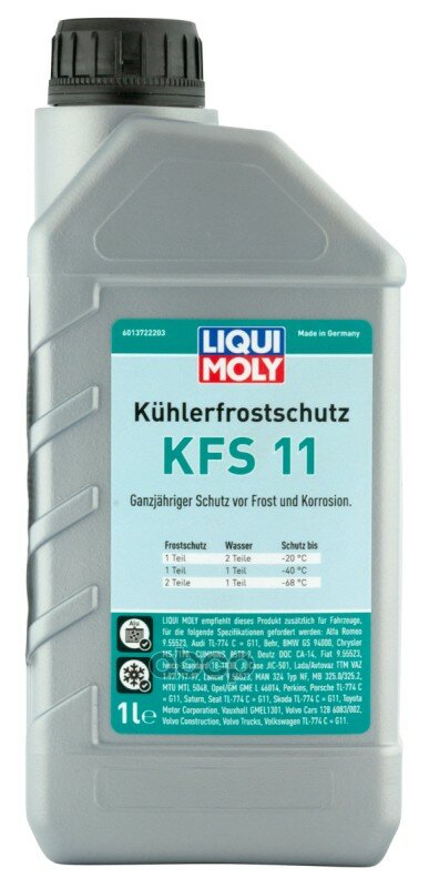 фото 21149/8844 Liquimoly Антифриз-Конц. Kuhlerfrostschutz Kfs 11 (1Л) LIQUI MOLY арт. 21149