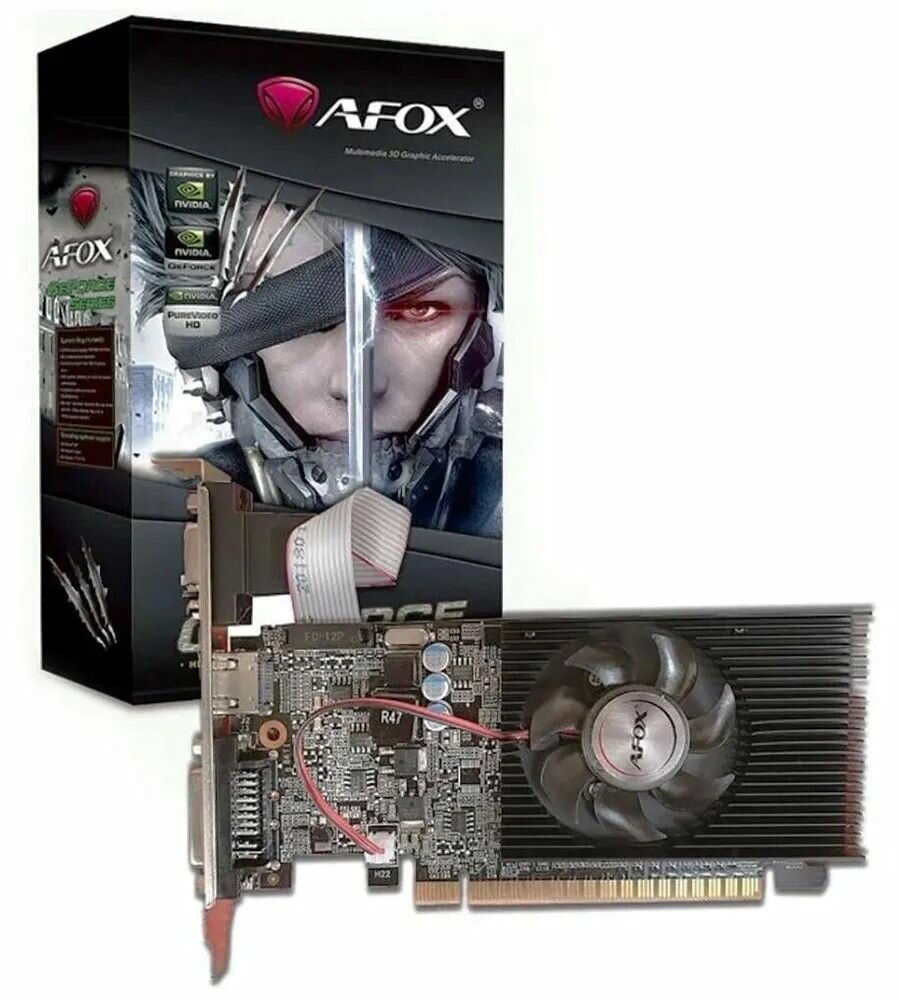 Видеокарта PCIE16 GT710 1GB DDR3 AF710-1024D3L8 AFOX - фото №2