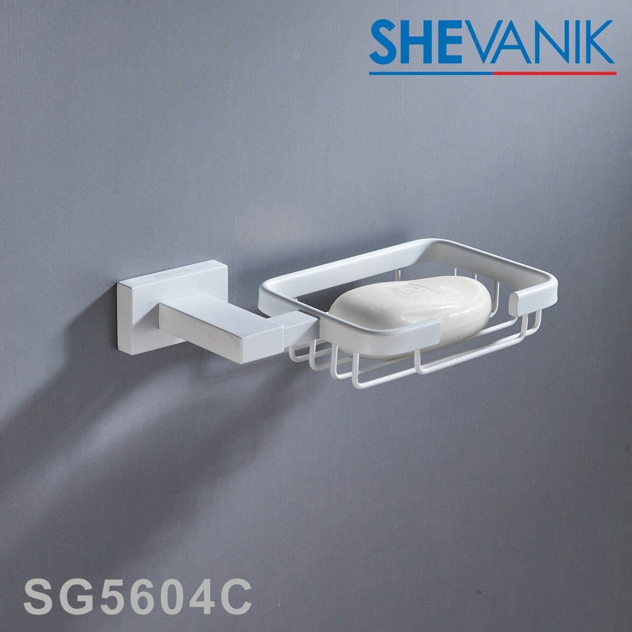 Мыльница настенная Shevanik SG5604C цвет белый