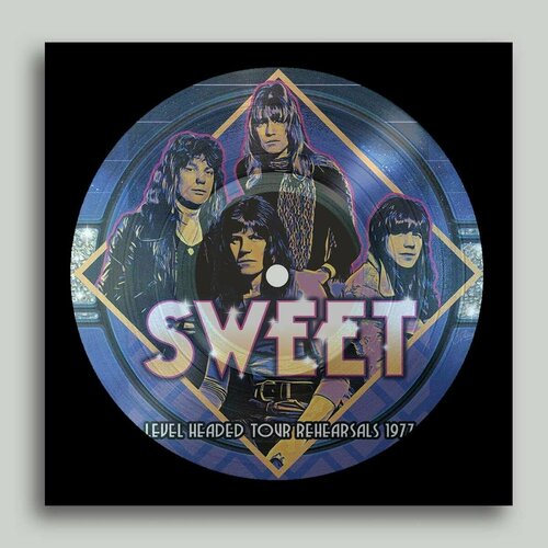 Виниловая пластинка The Sweet - Level Headed Tour Rehearsals 1977 (Picture Disc) (1 LP) printio подушка rain on me