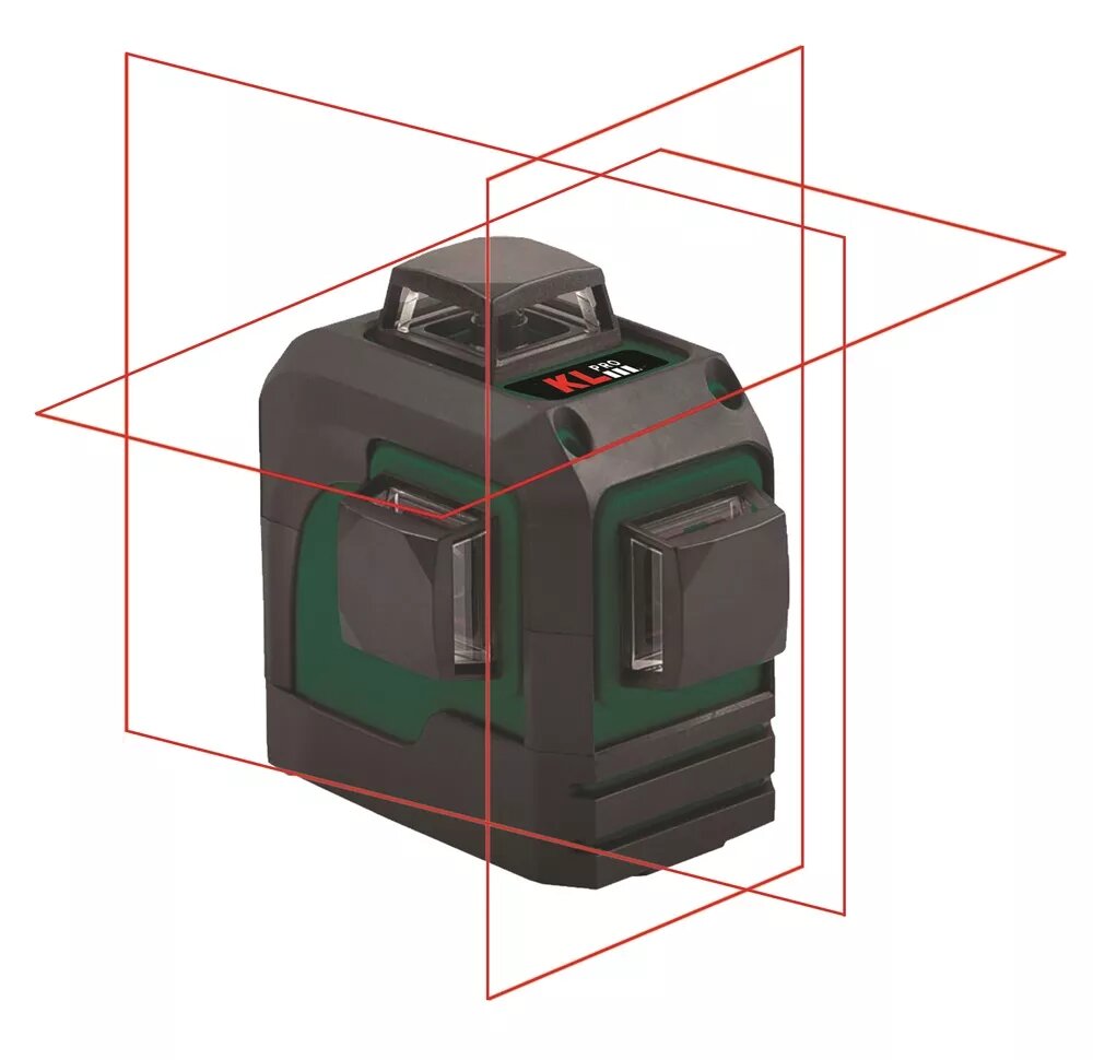 Уровень лазерный линейный KLPRO KLLZR93 (горизонт, вертикаль и 90°)