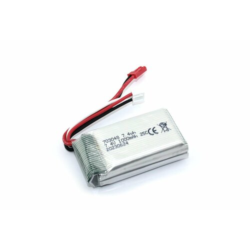 Аккумулятор Li-Pol 7.4V 703048 1000mAh JST аккумуляторная батарея акб аккумулятор 703048 разъем jst 1000мач 7 4в li pol