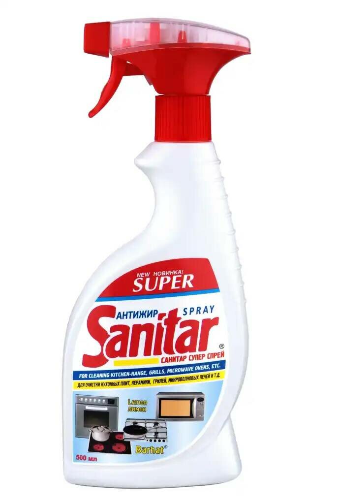 Чистящее средство Barhat, Super Sanitar, Universal, для любых твердых поверхностей, 500 мл