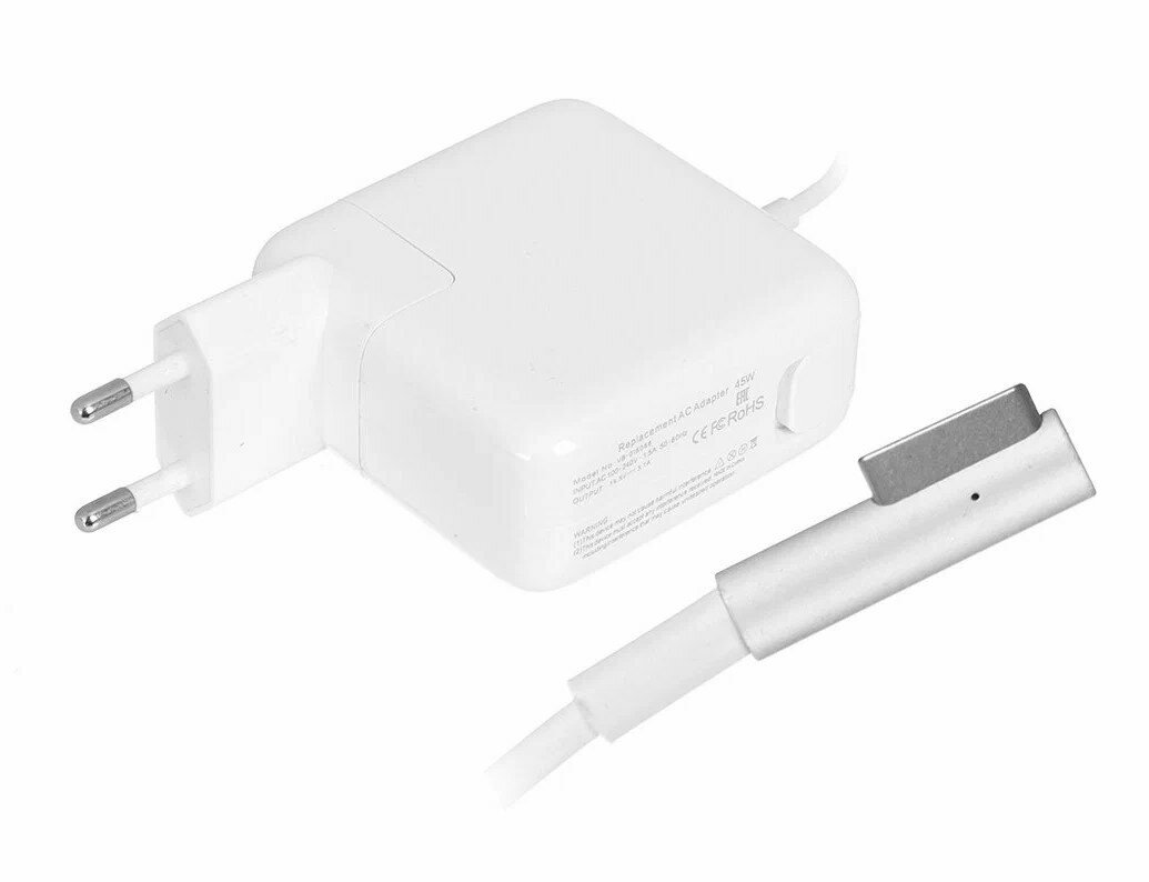 Блок питания (сетевой адаптер) для ноутбуков Apple 14.5V 3.1A 45W MagSafe L-shape REPLACEMENT
