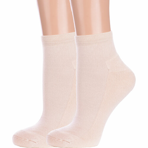 Носки ХОХ, 2 пары, размер 23, бежевый носки хох 2 пары размер 23 розовый
