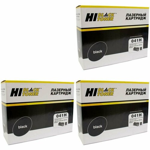 Hi-Black Картриджи комплектом совместимые Хай-Блэк Hi-Black 220095929-3PK Cartridge 041H черный 60K