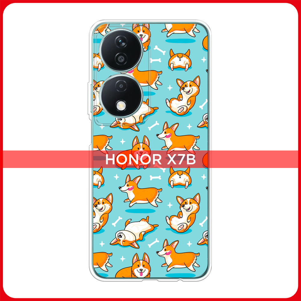 фото Силиконовый чехол на Honor X7B / Хонор X7B Пингвин и сердечко