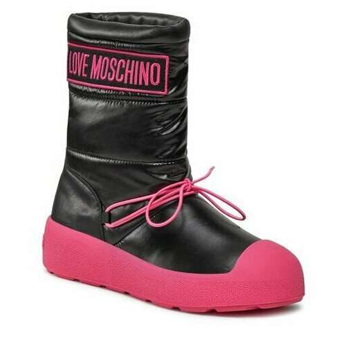 Полусапоги LOVE MOSCHINO, размер 40, черный love moschino размер 41 черный