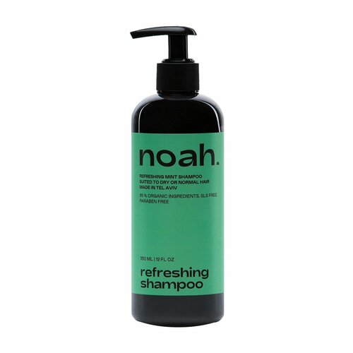Освежающий шампунь для волос c ароматом перечной мяты / Noah Cosmetics Refreshing Mint Shampoo