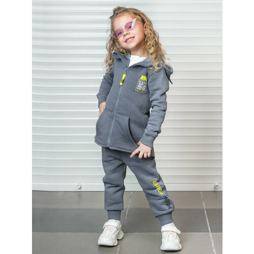 фото Брюки котмаркот, размер 104-110, серый