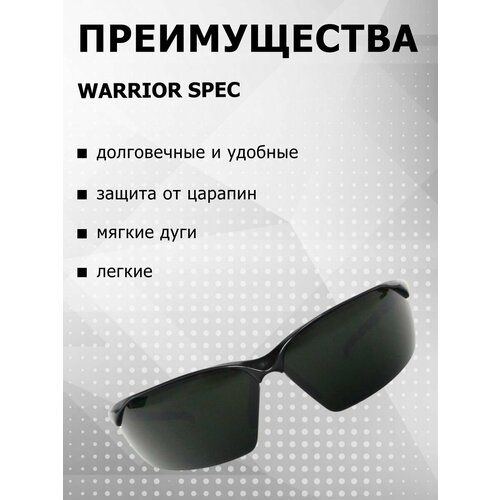 Очки защитные Warrior Spec, затемненные 5 DIN