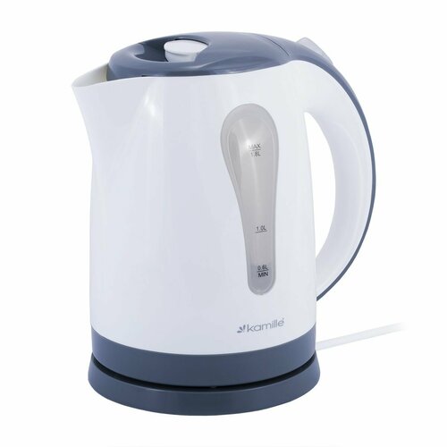 Чайник электрический 18л белый с серым Kamille 199000₽