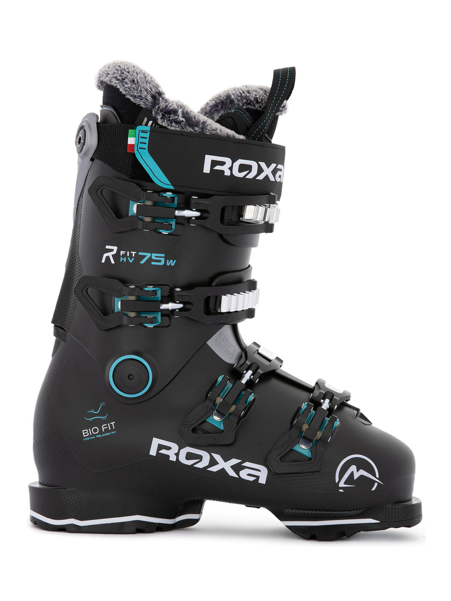 Горнолыжные ботинки ROXA Rfit W 75 Gw Black/Acqua (см:22,5)