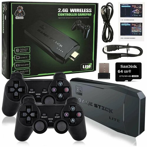 Игровая приставка Game Stick Lite 64 Gb 10000 игр 4K 225000₽