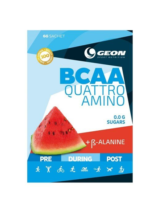 Комплекс BCAA GEON Quattro Amino, порошок, 350гр, арбуз - фото №7