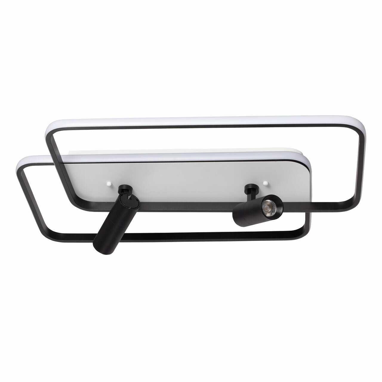 Светильник потолочный, люстра светодиодная De Markt Драйв 377013504, 60W+2*5W LED, цвет: черный, пульт в комплекте