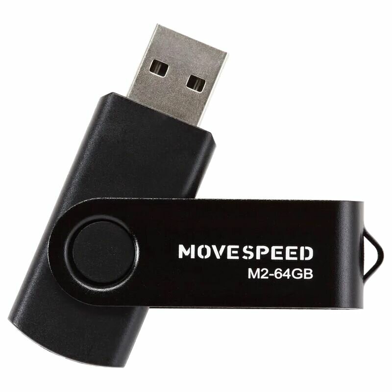 USB2.0 64GB Move Speed M2 черный Move Speed 64GB M2 (M2-64G) - фото №8