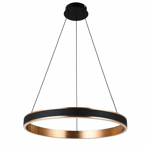 фото Подвесная люстра divinare avanti 1926/17 sp-1 / led / 45вт / 4000к / 2250лм / чёрный