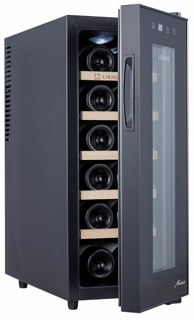 Винный шкаф Libhof AP-12 black — фото 11