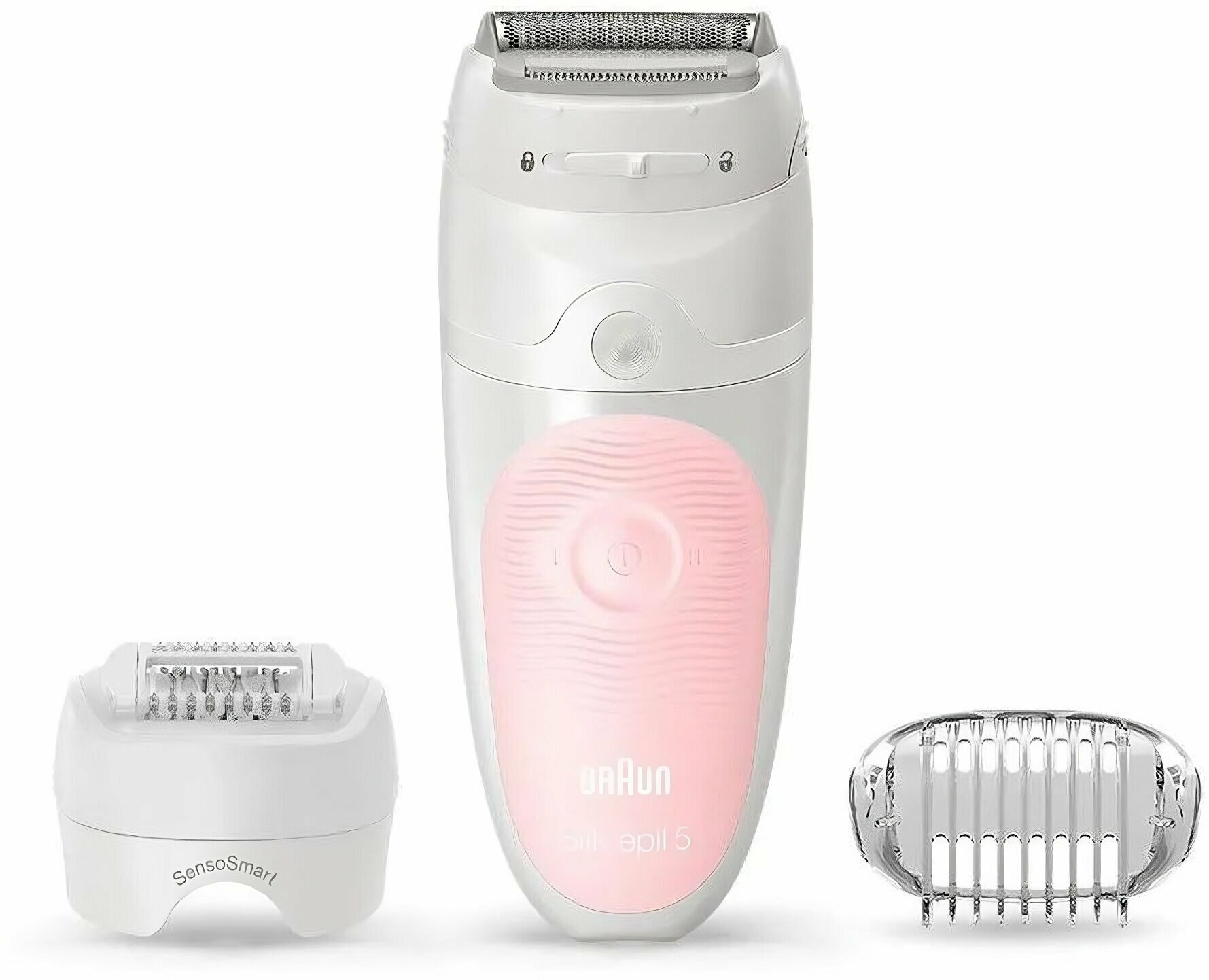 Эпилятор Braun 5-516 Silk-epil 5 Wet & Dry, розовый/белый