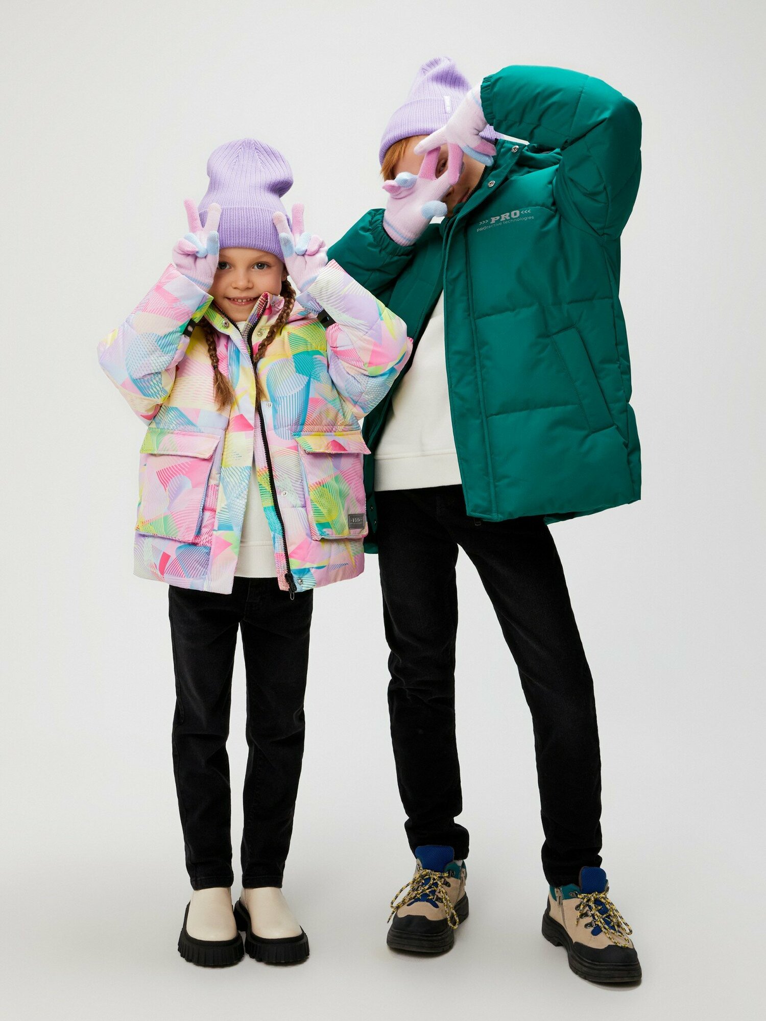 фото Перчатки ACOOLA Azalea светло-розовый Унисекс 16-18 размер