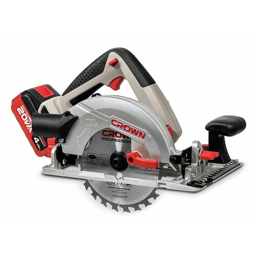 Аккумуляторная дисковая пила до 57мм Crown CT25002-165HX-4 BMC 36820₽