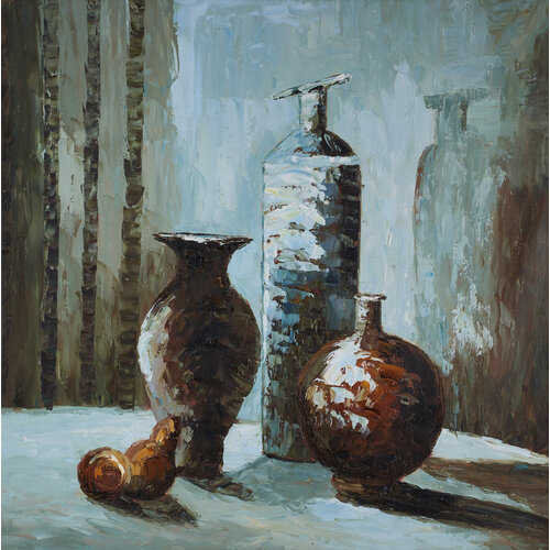 Картина Высокий сосуд и груши интерьер 6408₽