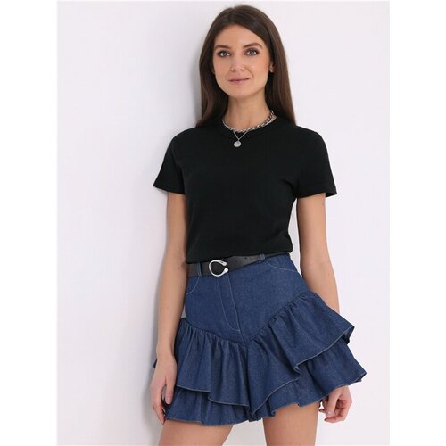 фото Футболка апрель, размер 92-164, черный