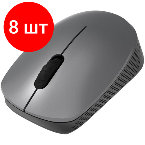 Комплект 8 штук, Мышь компьютерная RITMIX RMW-502 GREY 1200 dpi, 3кн (80000935)