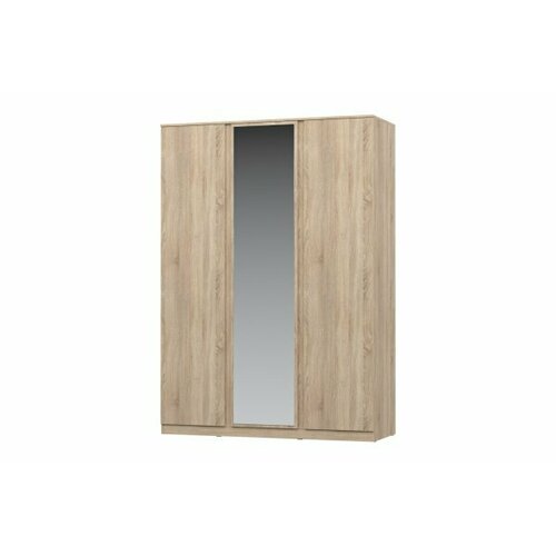 Шкаф 3-х дверный с зеркалом "STERN" (Улучшенная фурнитура) - Дуб Сонома