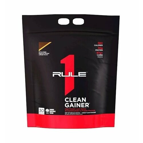 R1 Clean Gainer Rule 1 (4320-4470 гр) - Шоколад с Арахисовым Маслом