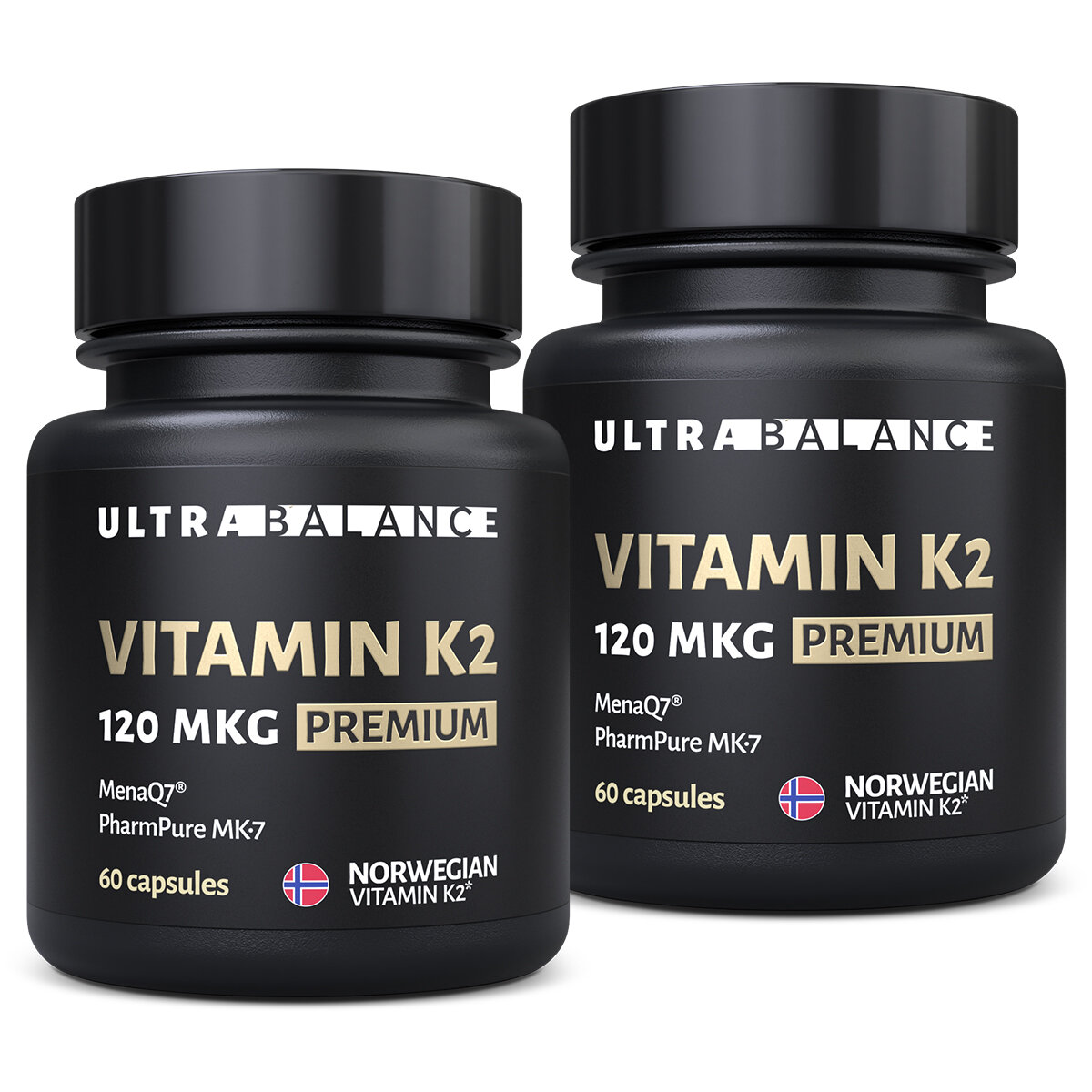 Витамин К2 МК-7, Менахинон-7 120 мкг. Vitamin k2 mk7 120mcg, 120 капсул