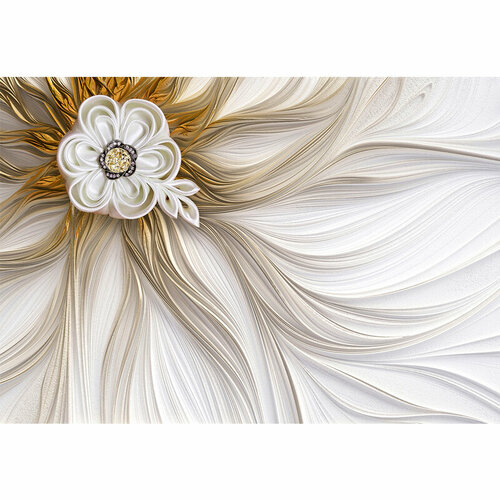 Панно декоративное DIVINO DECOR Шелковый цветок 4*2,7 м Z1-381