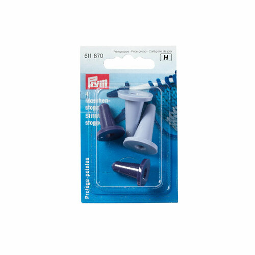 Для вязания PRYM 611870 Наконечники для спиц пластик 4 шт (Штука) на размеры 2.0–3.5 и 4.0–7.0 мм PRYM 611870