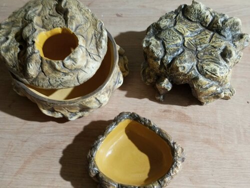 Изображение товара Набор Handmade "Песчаник" для рептилий, искусственный камень, бежевый.