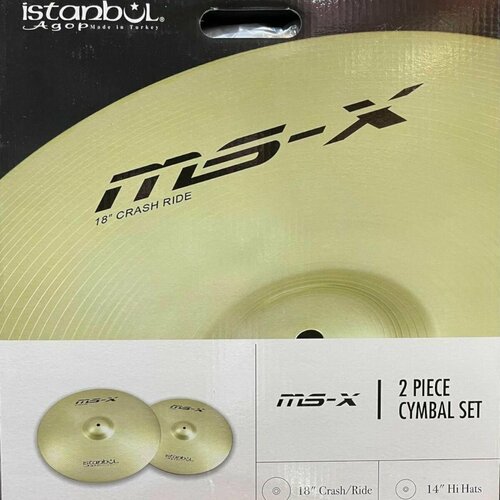 Набор тарелок ISTANBUL AGOP IMSXMS2 (14 Hi-Hats, 18 Crash-ride) (Про-во Турция) istanbul agop msxmb16 msx marching тарелки оркестровые