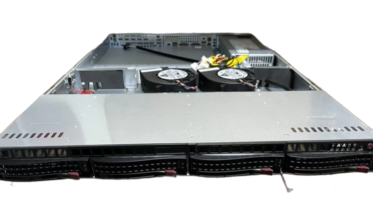 Копрус Supermicro CSE-813T-441CB (Black) 1U Rack 4x3.5``SAS/SATA HSW