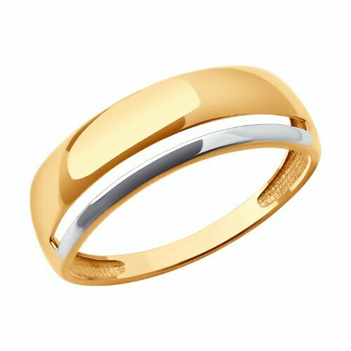 фото Кольцо diamant online, золото, 585 проба, размер 18