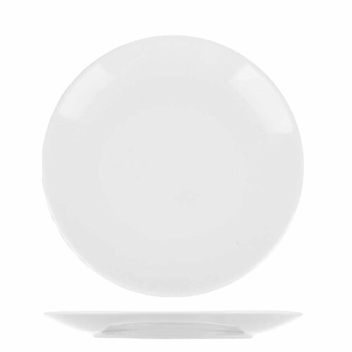 Тарелка белая фарфоровая 360 Circle 20 см