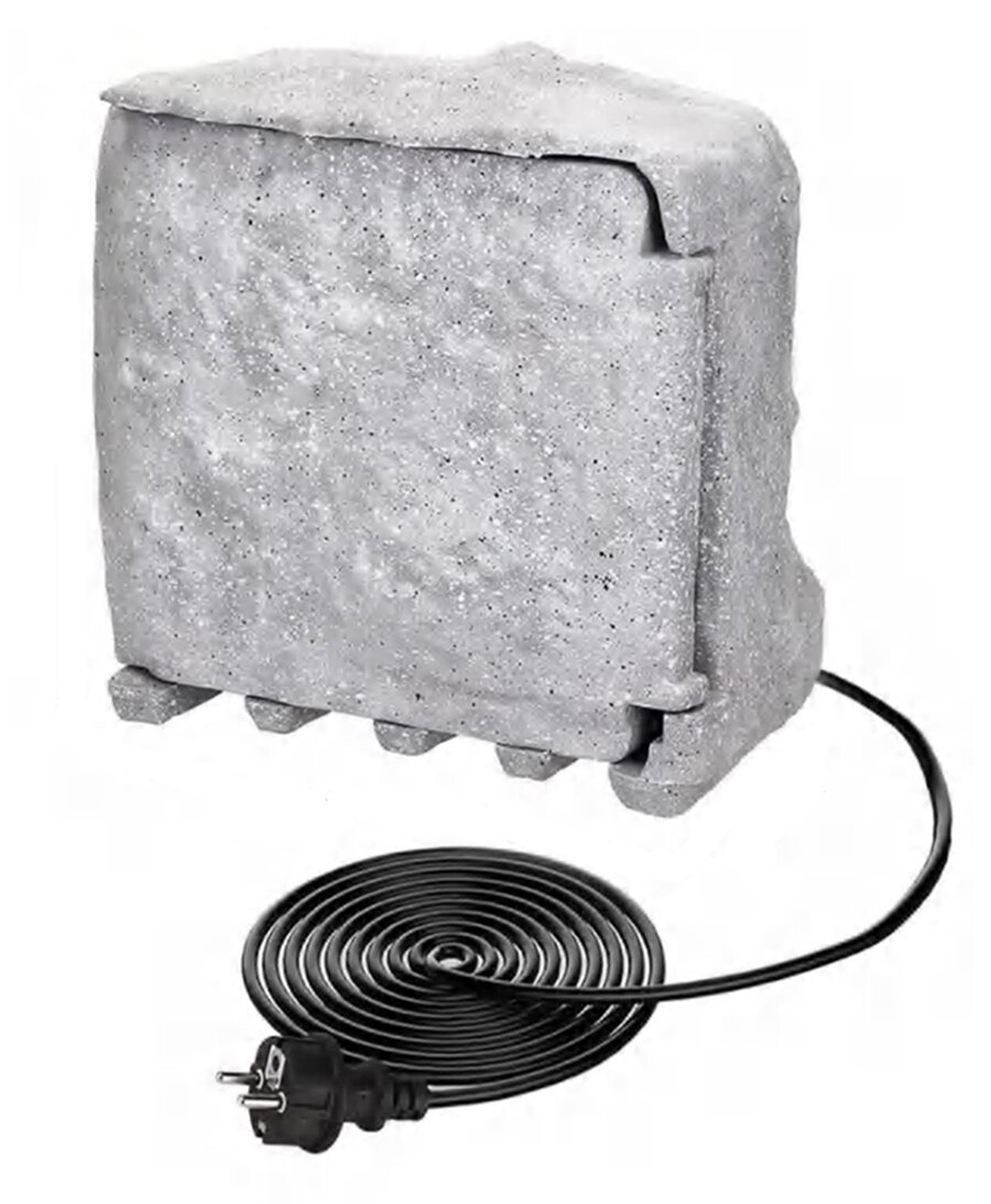 Садовая розетка, уличная, влагозащищенная, Pondtech CSB 104, 4 поста (в камне) — фото 1