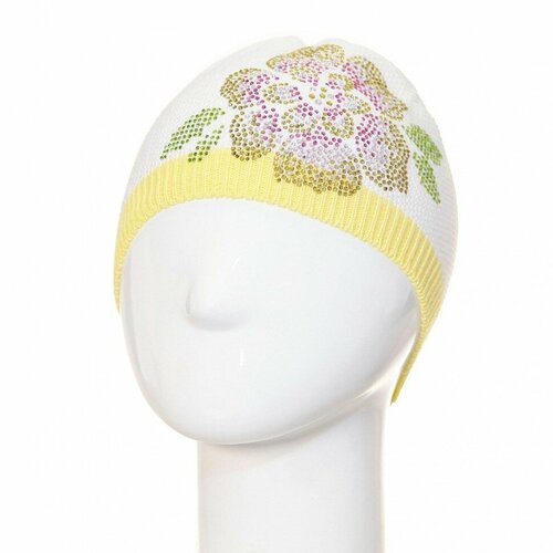 фото Шапка бушон, размер 52, мультиколор