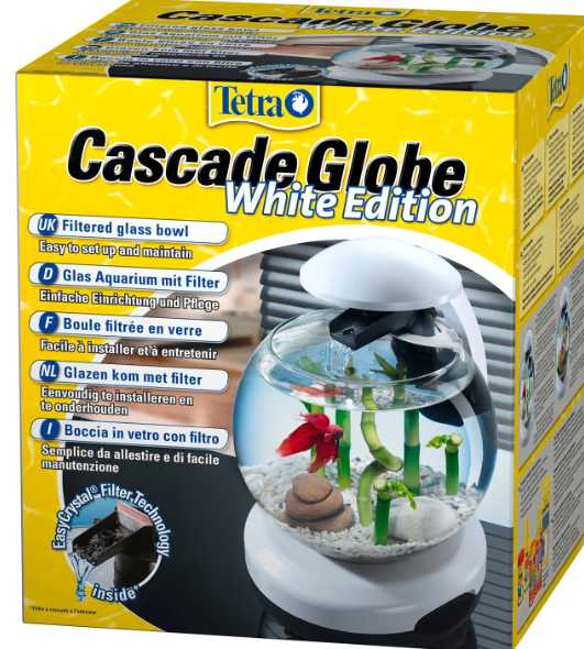 Tetra CASCADE GLOBE Аквариумный комплекс, 6,8 л, белый