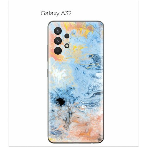 Гидрогелевая пленка на Samsung Galaxy A32 на заднюю панель защитная пленка для гелакси А32 гидрогелевая пленка на samsung galaxy a32 4g полиуретановая защитная противоударная бронеплёнка матовая